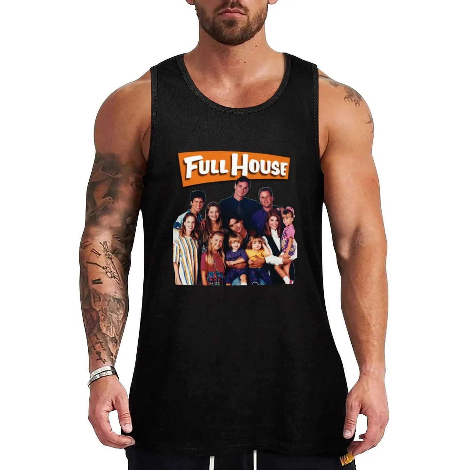 

full house cast Tank Top fashion 2024 man clothes for men summer new in tops & t-shirt