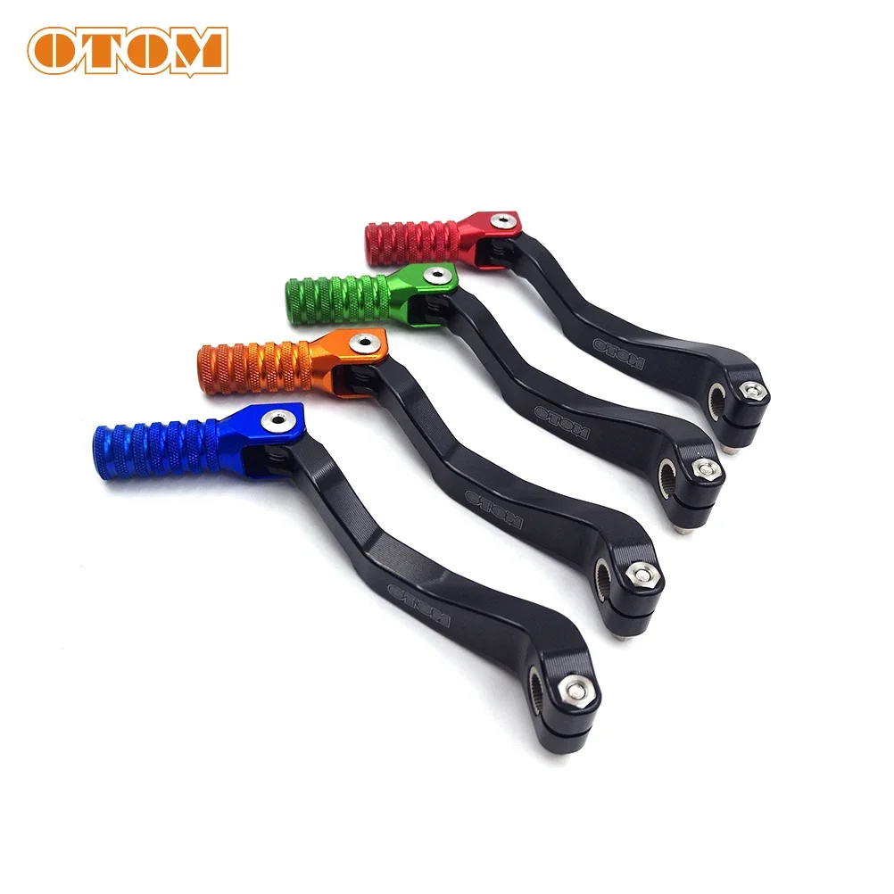 OTOM Motorcycle CNC Folding Aluminum Gear Shift Lever For KAYO T2 T4 ZONGSHEN NC250 AVANTIS ENDURO ATV Pit Dirt Bike Gear Lever