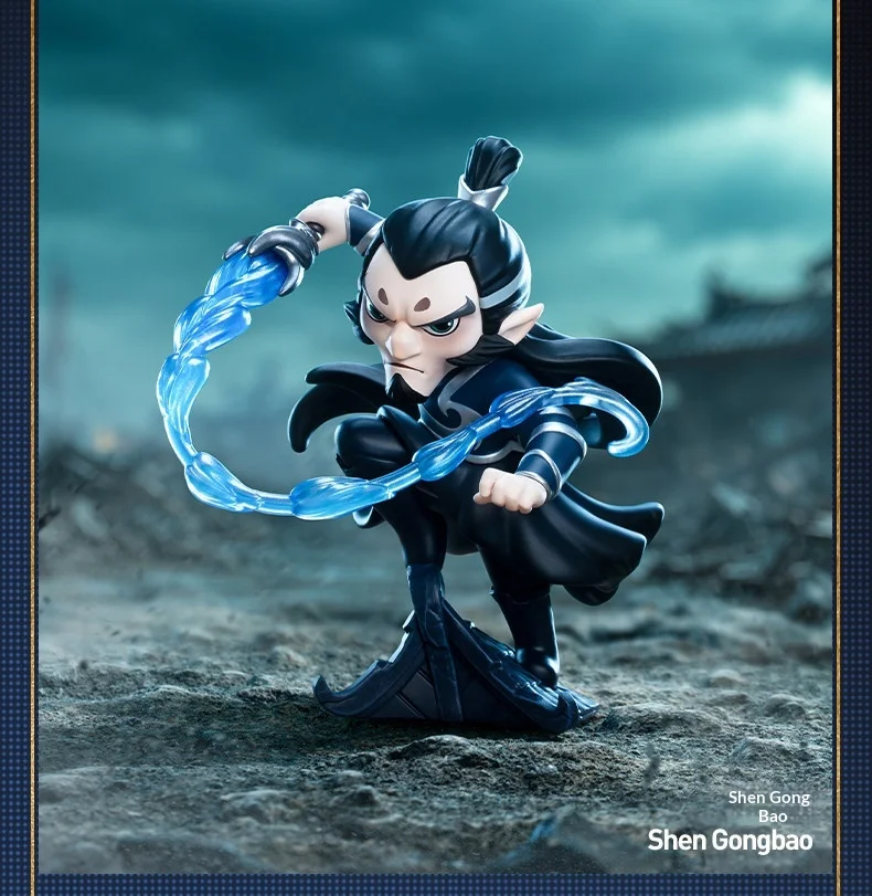Echte POPMART Ne Zha The Devil's Sea Classic Character Series Figur Blind Box Anime Desktop-Dekoration Ornament Geschenk für Sammler – Detail 12
