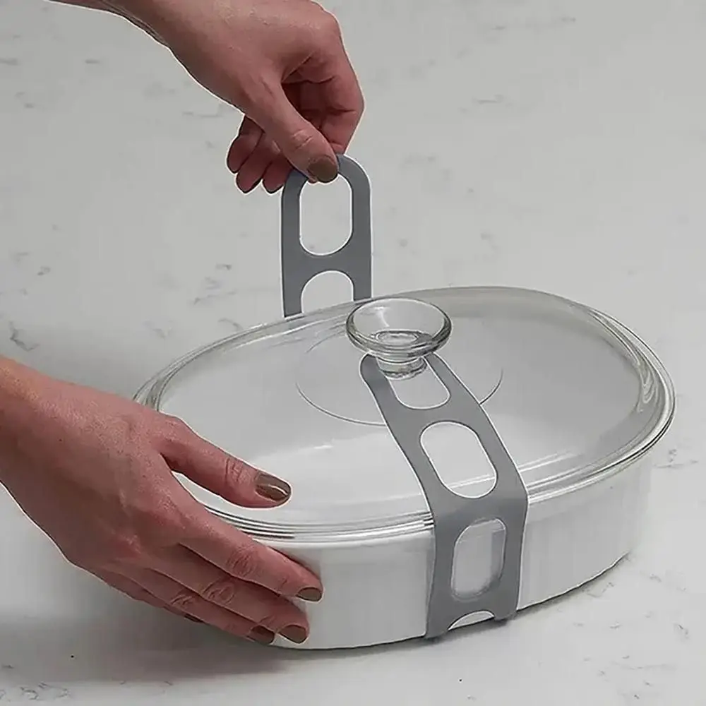 1Pcs 54cm Pot Lid Strap Universal Size Reusable Silicone Elastic Band Elastic Binding Lunch Box Retaining Strap