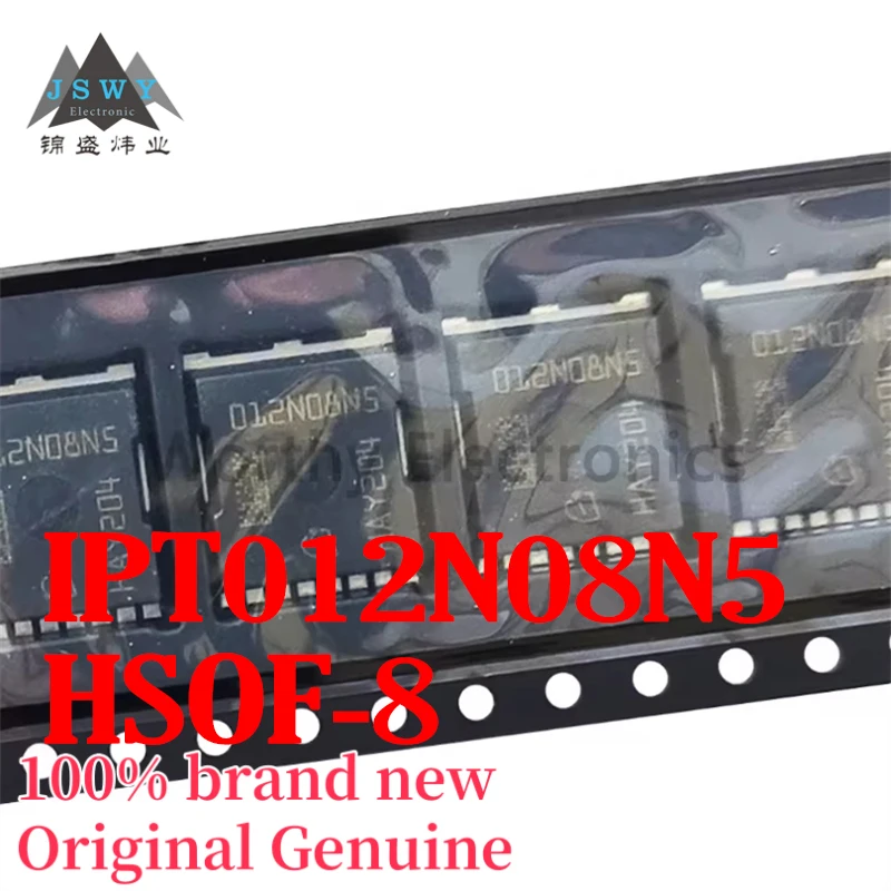 

(5/50 pcs) IPT012N08N5 Screen Printing 012N08N5 HSOF-8 Integrated Circuit IC Genuine Authentic Stock Free Shipping