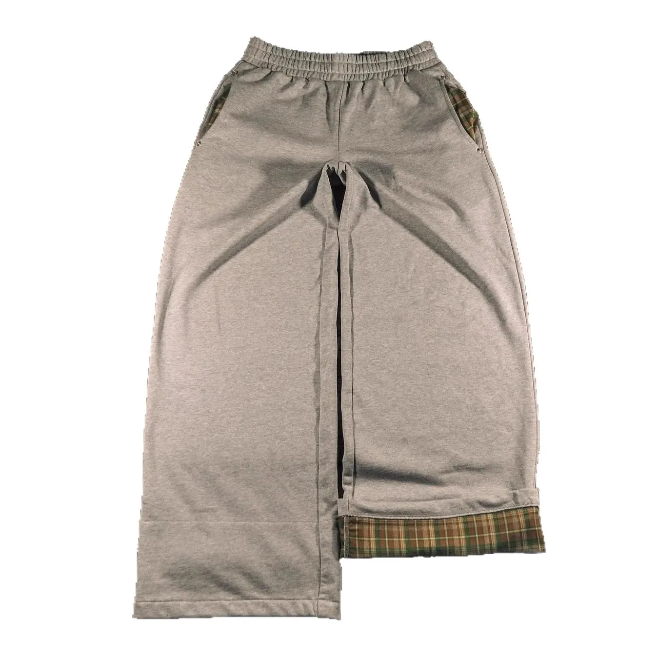 INS منقوشة خمر روك فضفاض المرأة السراويل الرياضية غير رسمية 2000s أوروبا أمريكا الخريف الشتاء موضة الشرير الهيب هوب بنطلون مستقيم