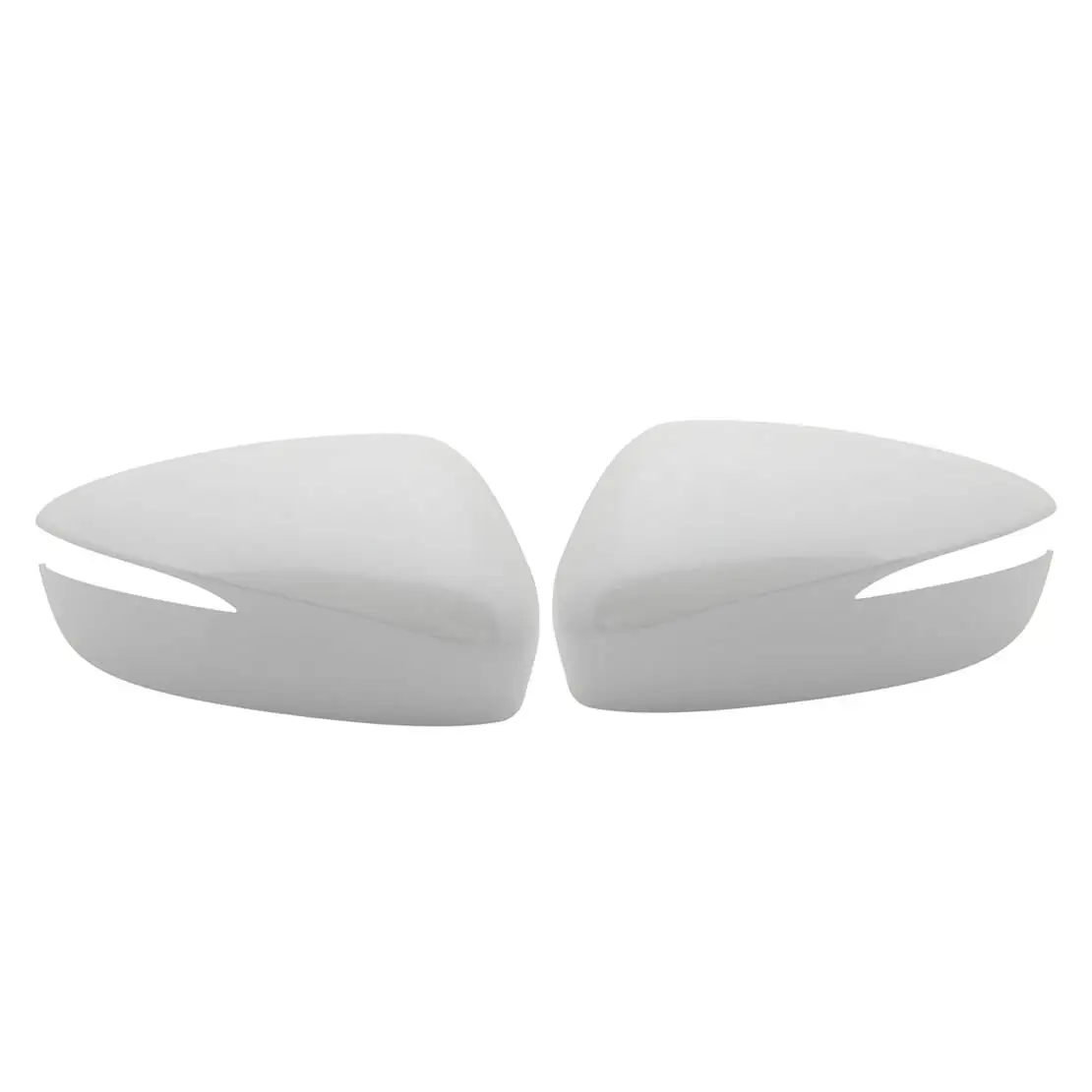 

1 Pair White Front Left Right Side Door Rearview Mirror Cap Cover ABS Fit for Mazda CX-5 2015 2016