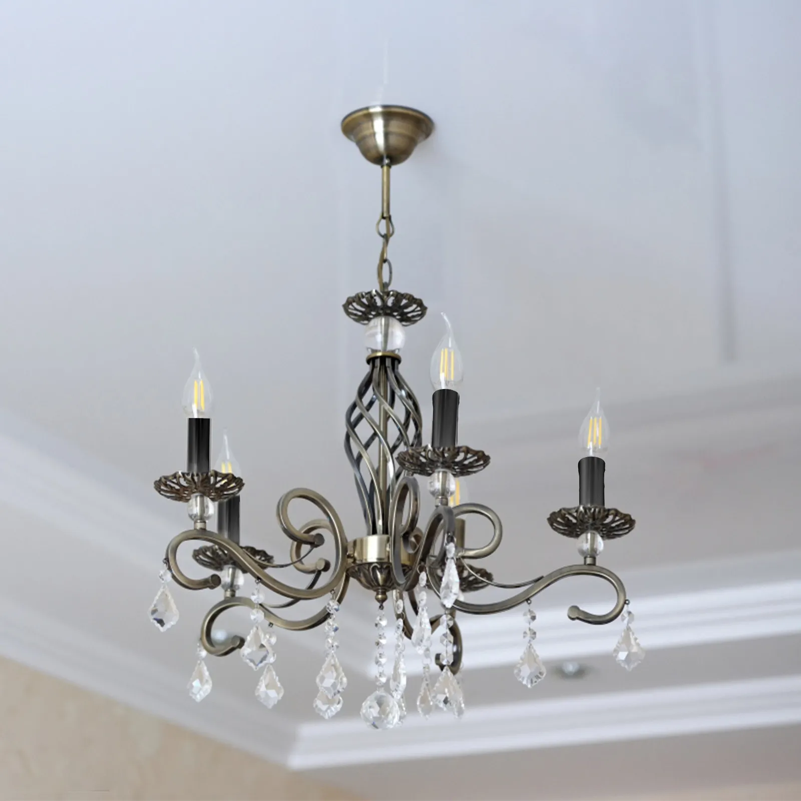 

Набор из 6 металлических колпачков для цоколей ламп, плафонов и подвесных светильников, для цоколей-канделябров, аксессуары для освещения