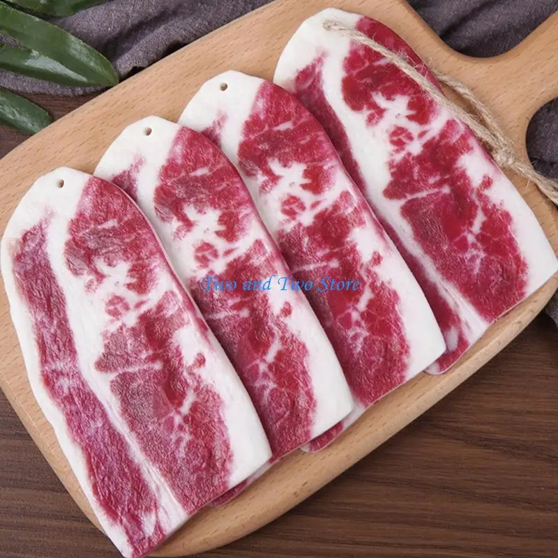 HX6F Realistic PVC Faux With Natural Rope Design Suitable For Food Blogging