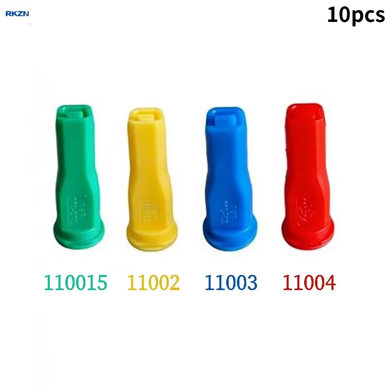10pcs  Anti-Drift Flat Fan Spray Nozzles for RC Plant Protection Agricultural Windproof Atomizing Sprinkler Head Plastic