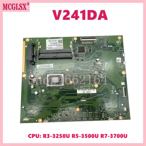 R3-3250U R5-3500U R7-3700U CPU 마더보드, Asus V241DA V241 V241D 메인보드, 100% 테스트 완료