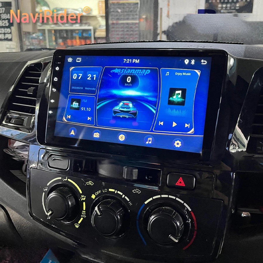 9inch Android 13 CarPlay 8+128GB AI Voice Car Radio Autoradio GPS For Toyota HILUX 2012 Fortuner Revo Vigo 2013 Car Video Player