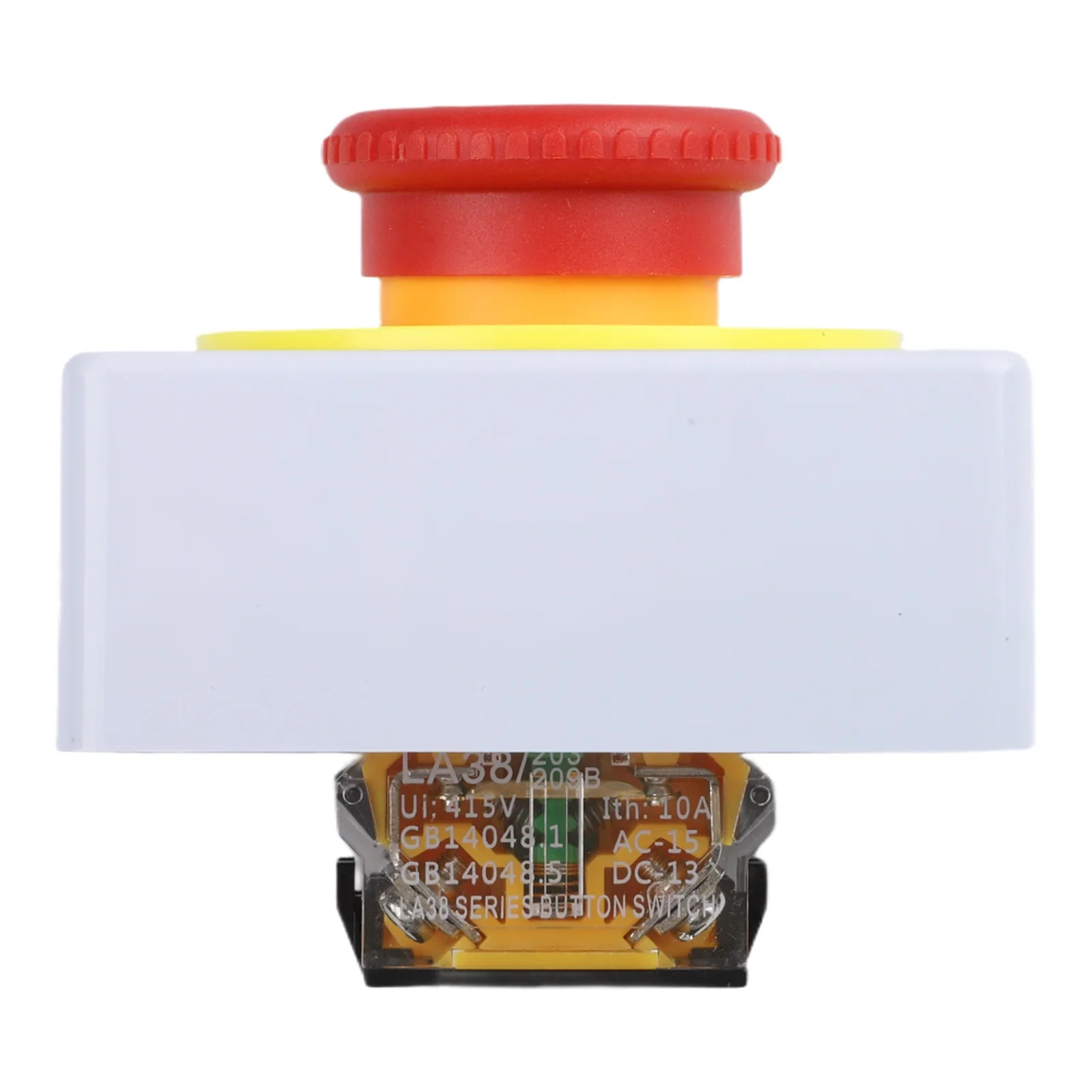 EStop Push Button Switch Station Red Mushroom Type with IP65 Rating AC220V 10A Suitable for Electronics Projects