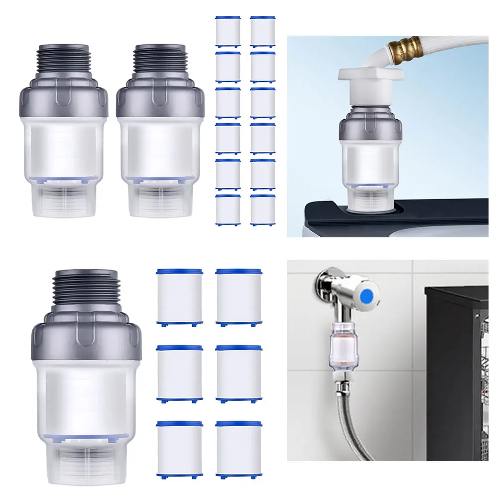 Washing Machine Electric Water Heater Pre Filter Scale Water Purifier With Cartridges For Washing Machine Tap Water Purification