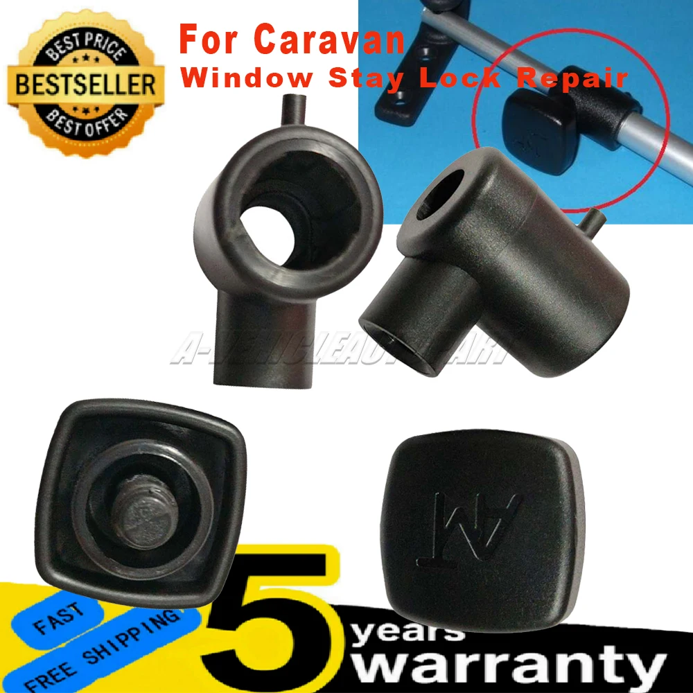 1Set Or 2Sets Window Stay Lock Repair Black AMT101 For Caravan