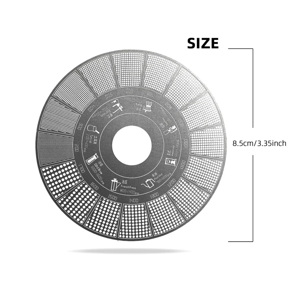 Home Brewing Grind Size Reference Coffee Grind Size Reference Coffee Filter Espresso Guide Precision Measurement