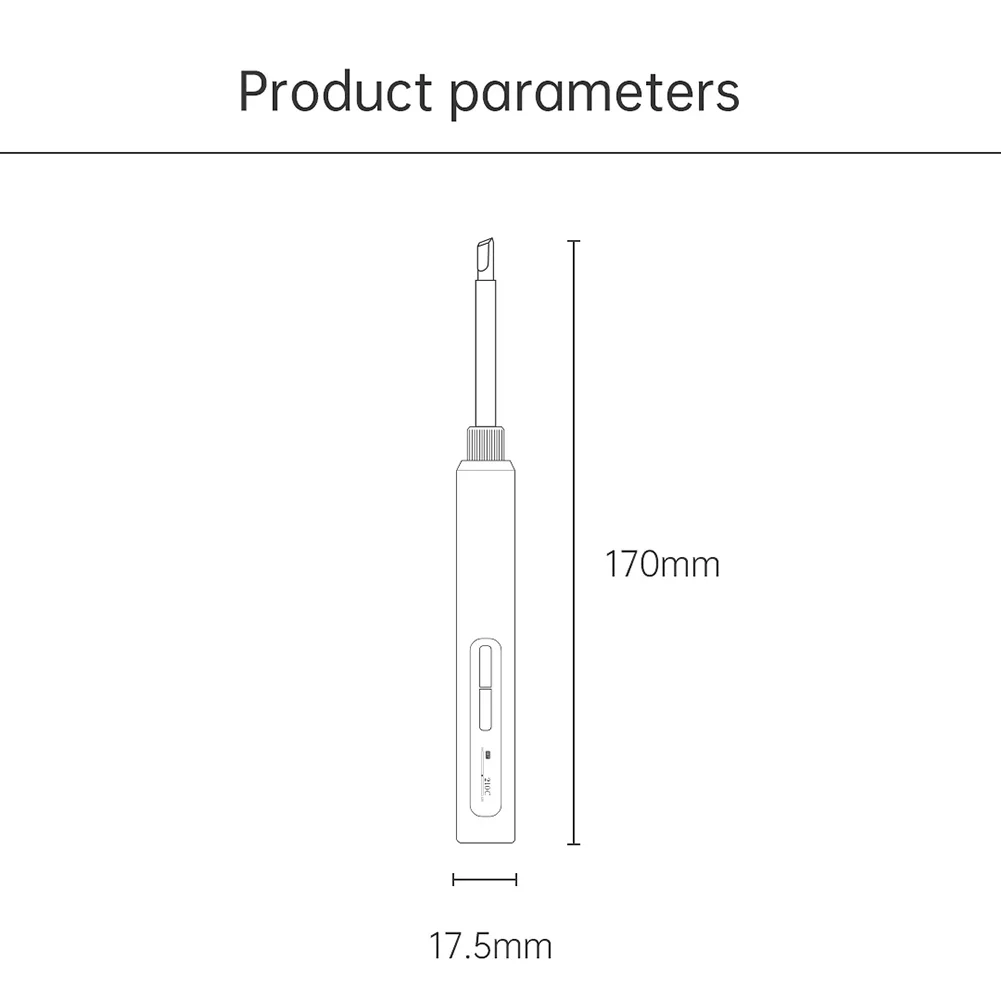 RGS65 65W Intelligent Smart Type C Elektrisch soldeerboutpotlood Aluminium behuizing OLED-display Temperatuurgestuurd