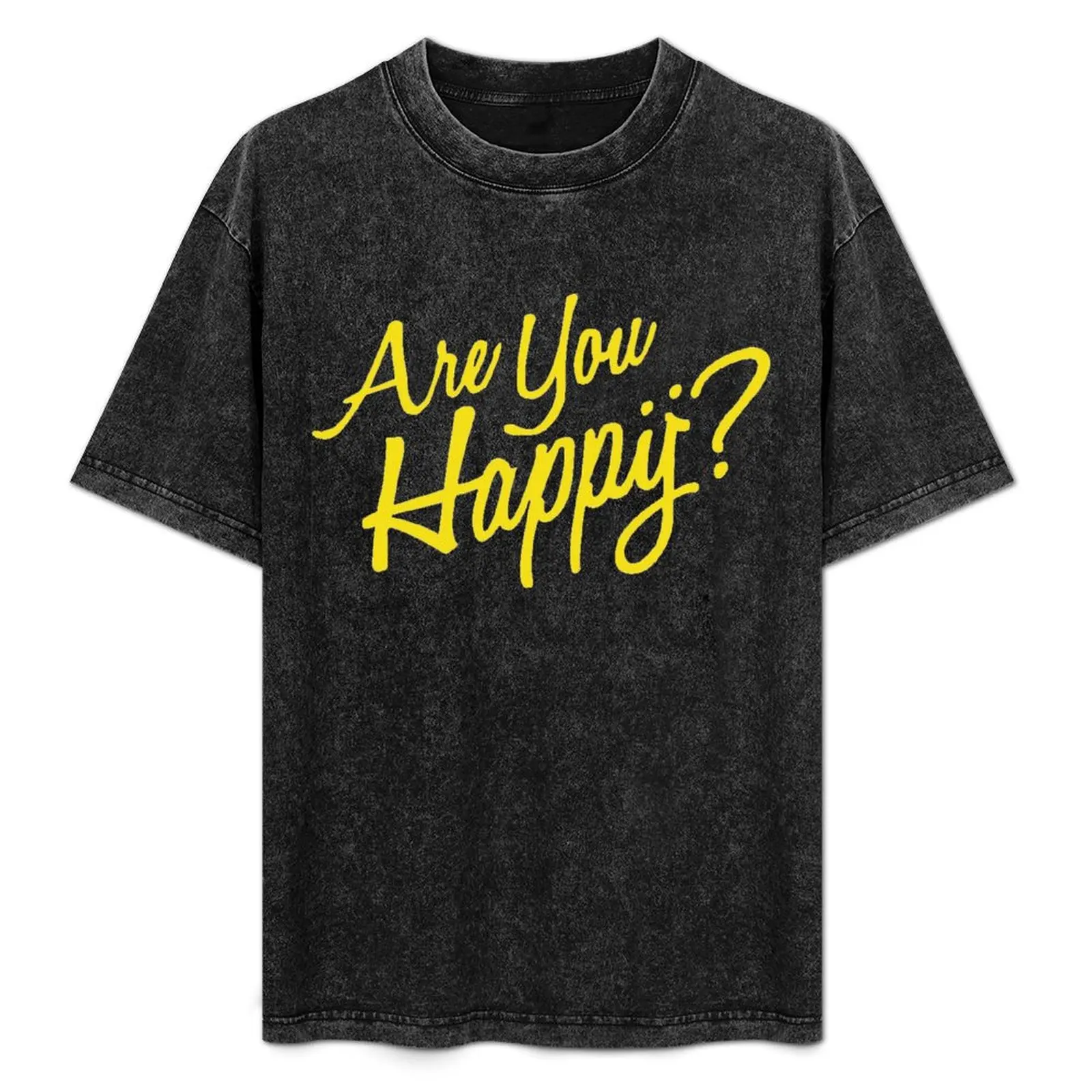 Arashi - Are You Happ?? T-Shirt Aesthetic clothing plain baggy shirts plus size clothes t shirts for men cotton