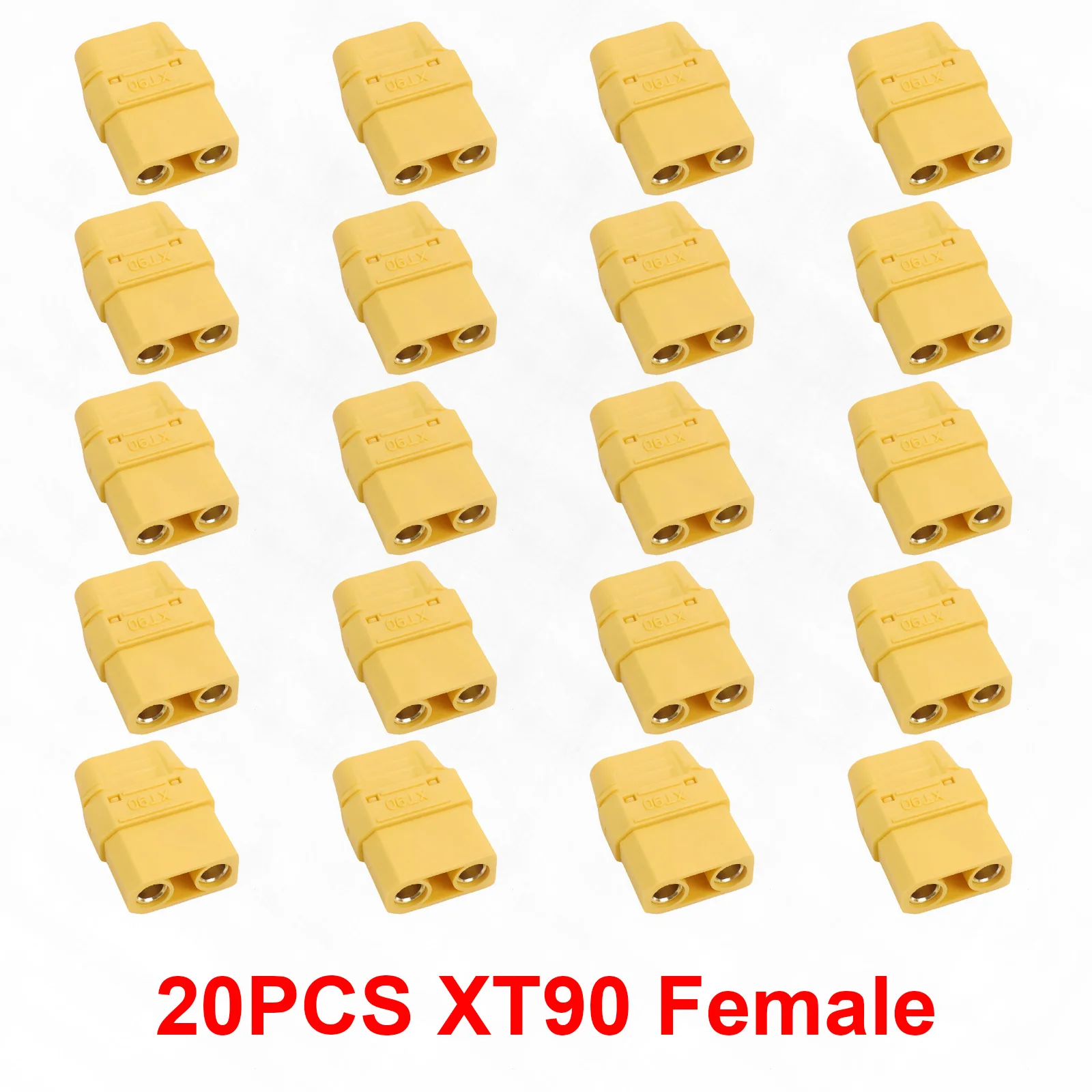 XT90-Stecker Männlich-Weiblich-Verbinder Kupfer-Kugelstecker Schweißklemmen Stromstecker für RC Lipo Akku Ladeadapter