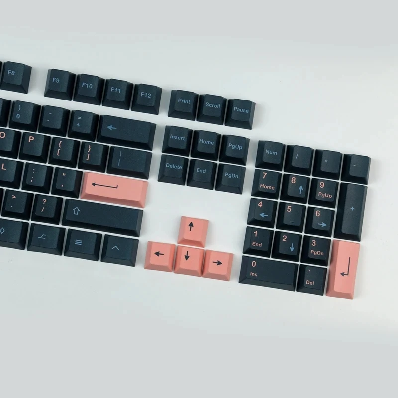 Imagem -03 - Chaves Conjunto Gmk Firefly Keycaps Pbt Tintura Subbed Chave Tampões Cherry Perfil Keycap com 3u 7u Barra de Espaço Iso Entrar para Hhkb ue Layout 140