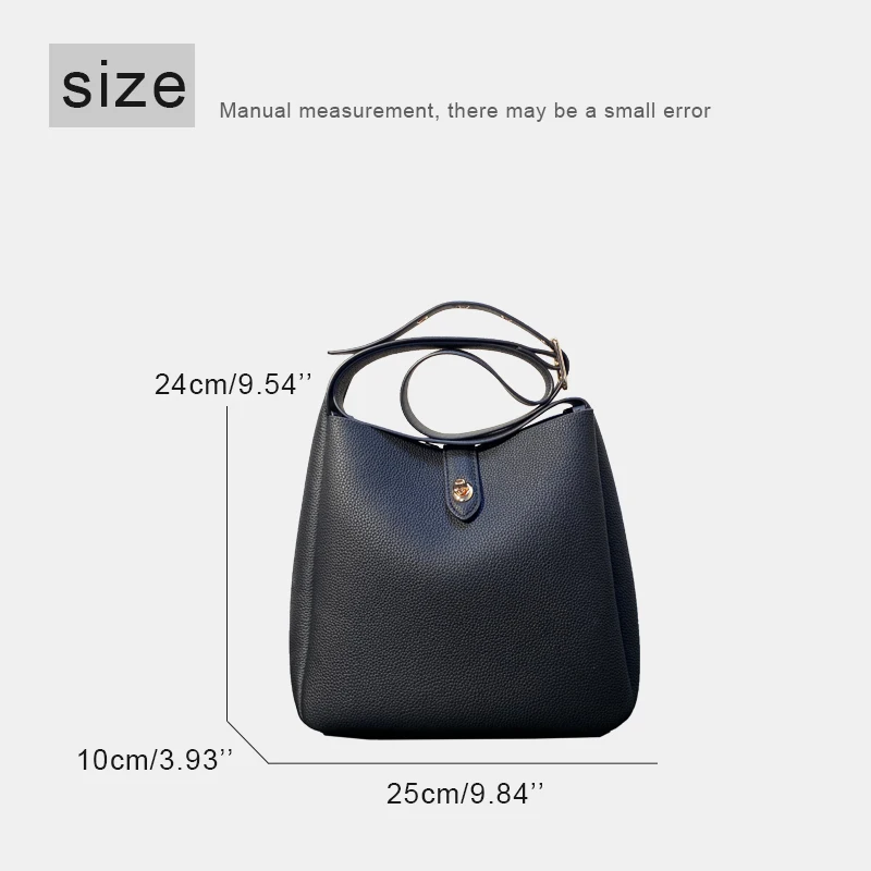 Hadley Convertible Crossbody Bucket Bags For Women Luxury Designer Handbag And Purse 2026 New In PU Lock Small Underarm Shoulder