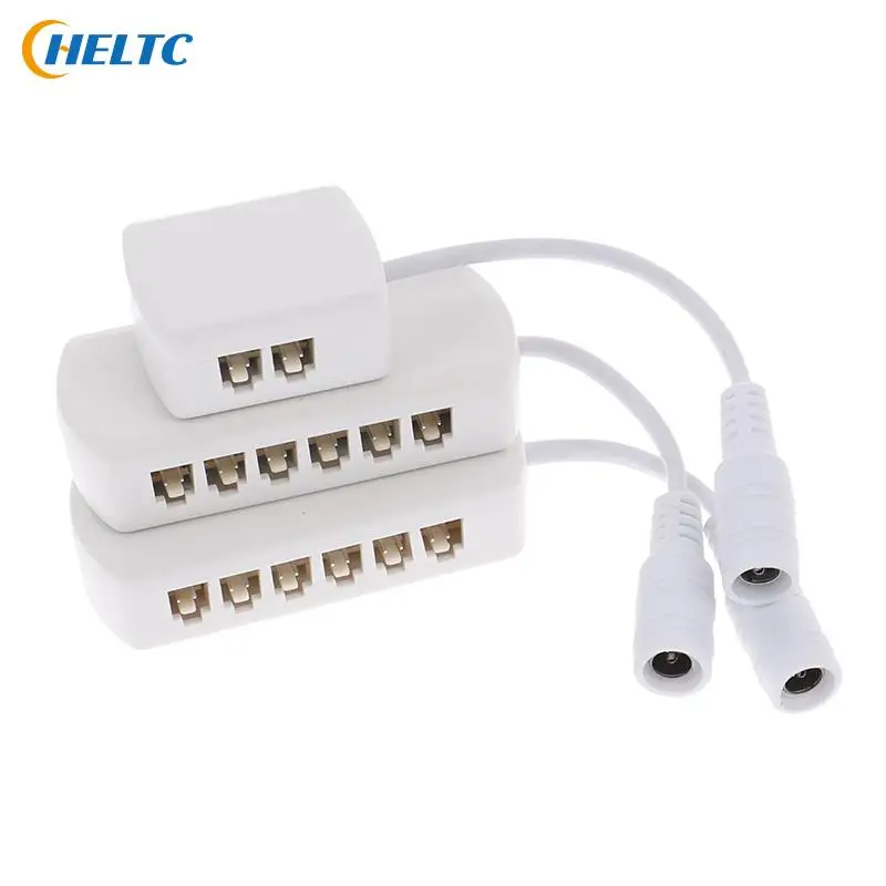 4/6/12Port 2510 Hub Splitter Kotak Persimpangan Konektor Distribusi Pria Steker LED Adaptor Lampu Kabinet 2.54 Jarak Dalam Ruangan Caixa