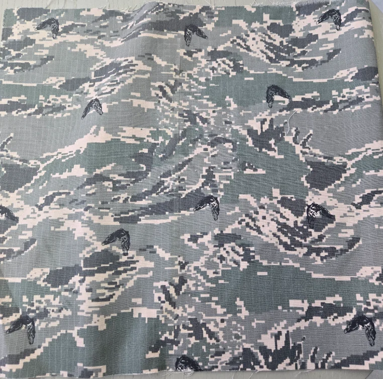 Rhodesian Camouflage Fabric USAF ABU Tabby Polyester Cotton 200*150CM