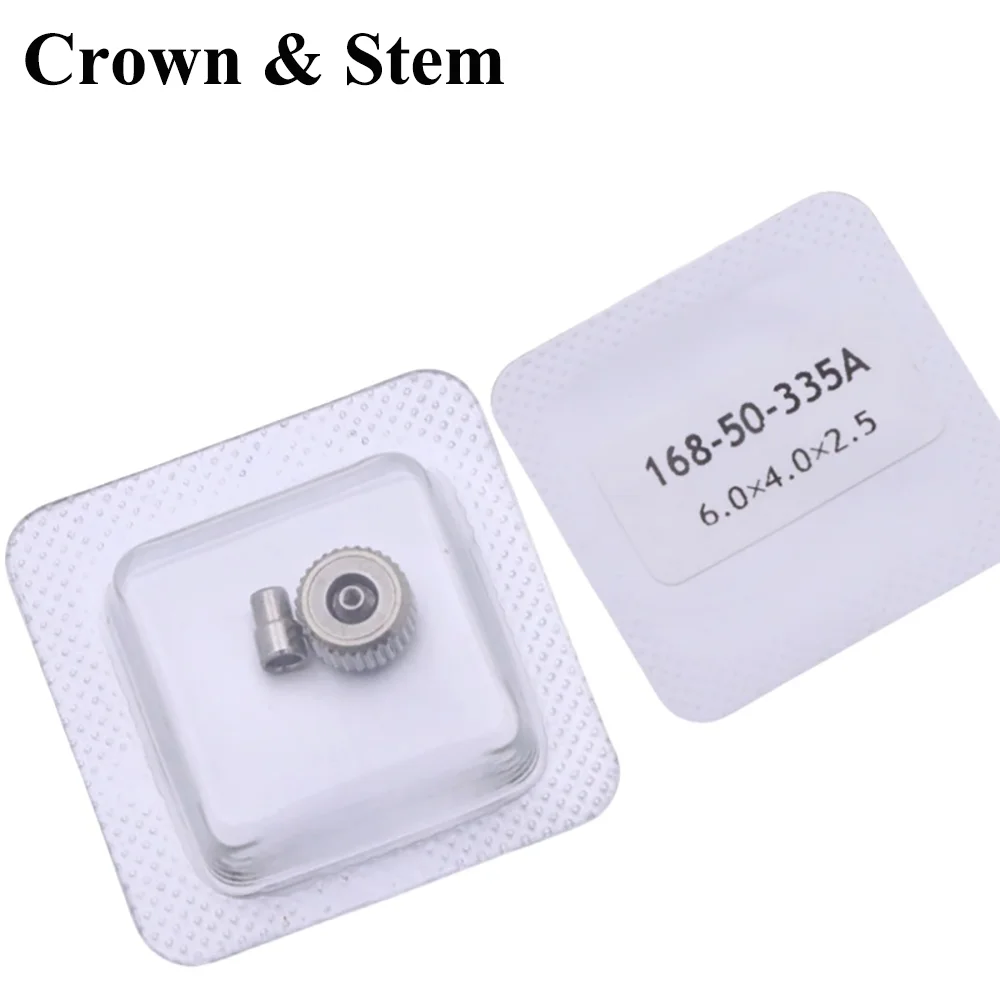 

Watch Accessories Crown And Stem Suitable for 168-51-320/165-51-326/168-50-335 Movement Repair Parts