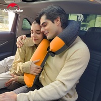 Naturehike U Shape Inflatable Pillow Extension Inflating Neck Cushion Camping Airplane Car Travel Sleeping Pillow