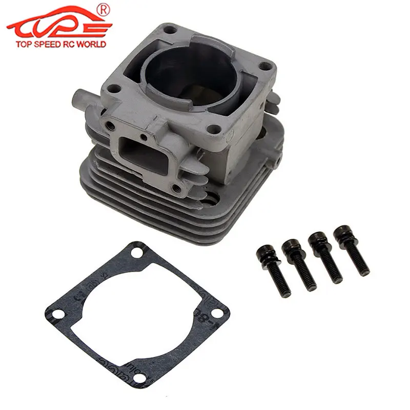 4 Bolt Cylinder Head Fit 32cc Zenoah CY ROVAN ENGINES for 1/5 HPI Rovan Km BAJA  Losi Rofun Fg Redcat Rcmk Ddt Fid Truck Parts