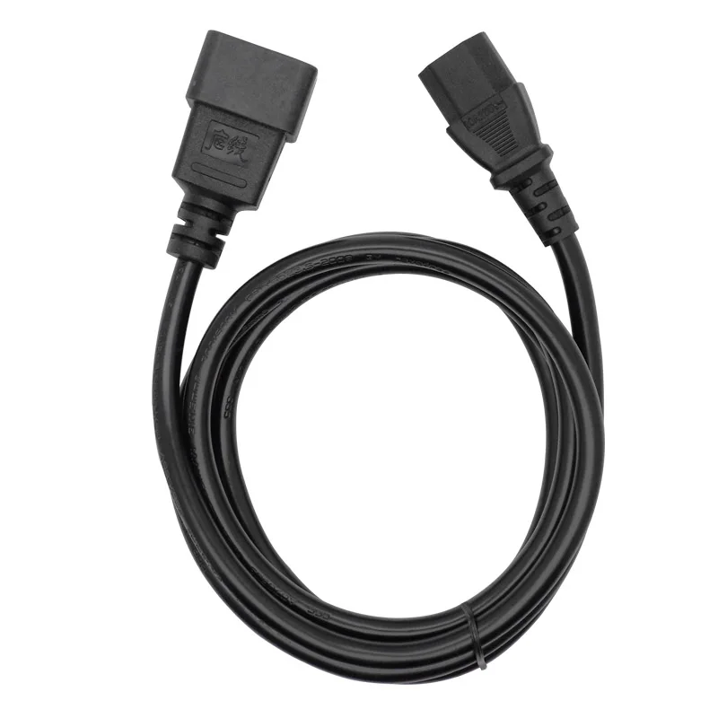 C20-C13 IEC320 C20 Điện AC Dây Nối Dài Cáp 3Pin Nam Cắm Để C13 Nữ Ổ Cắm 1.8M PDU Phân Phối Bộ Chuyển Đổi