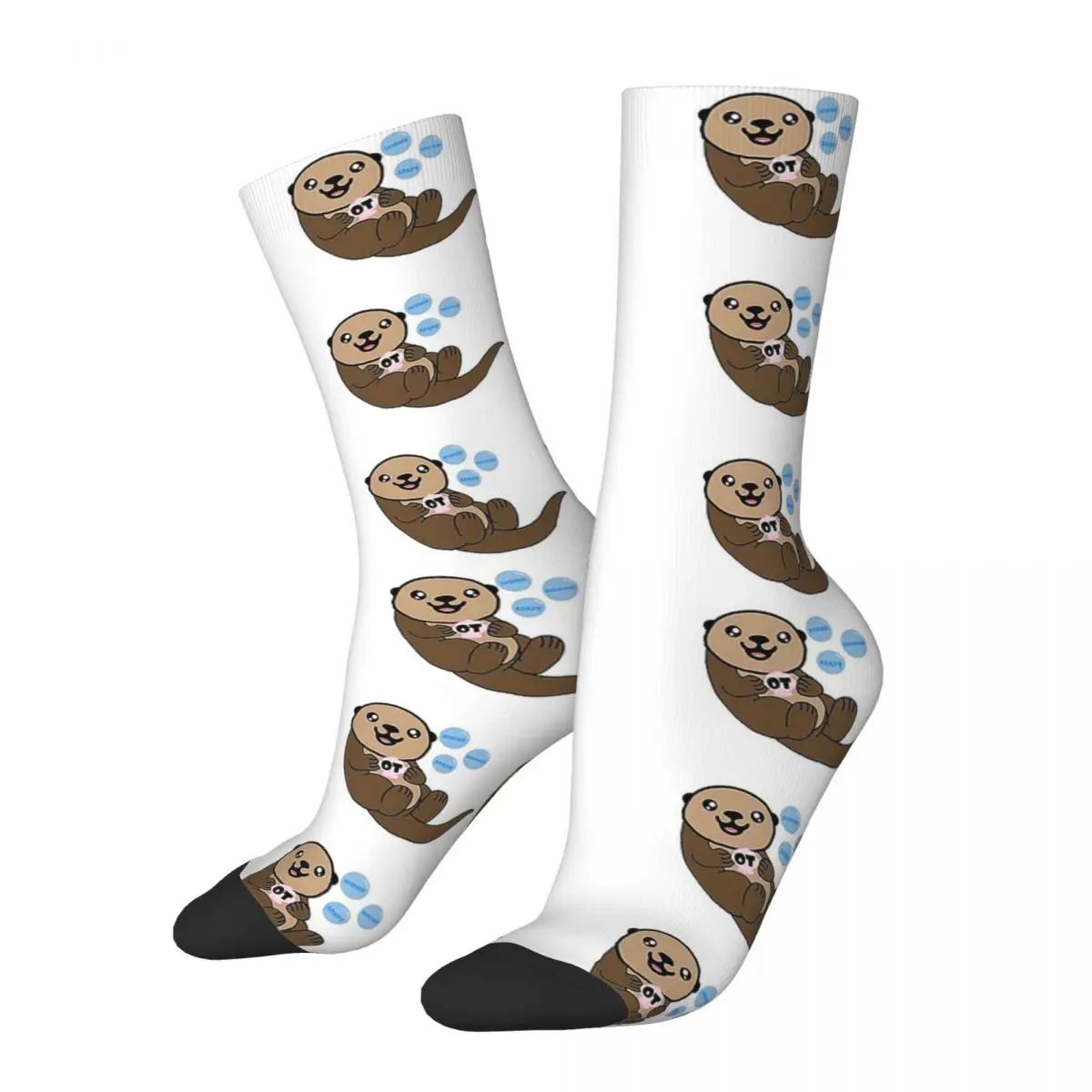 OT Otter Bubbles -Occupational Therapy Socks High Quality Stockings All Season Long Socks for Man's Woman's Christmas Gifts