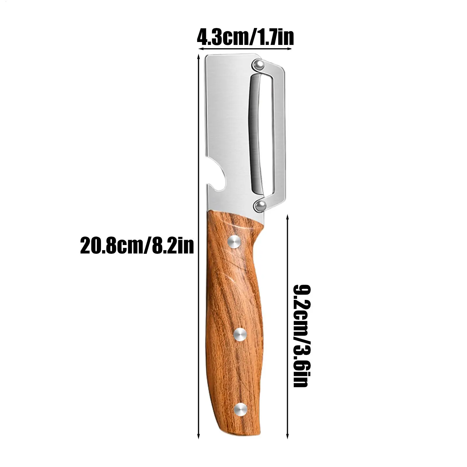 Stainless Steel Vegetable Peeler Multifunctional Ergonomic Non-Slip Fruit And Veggie Slicer For Cucumber Zucchini Carrot