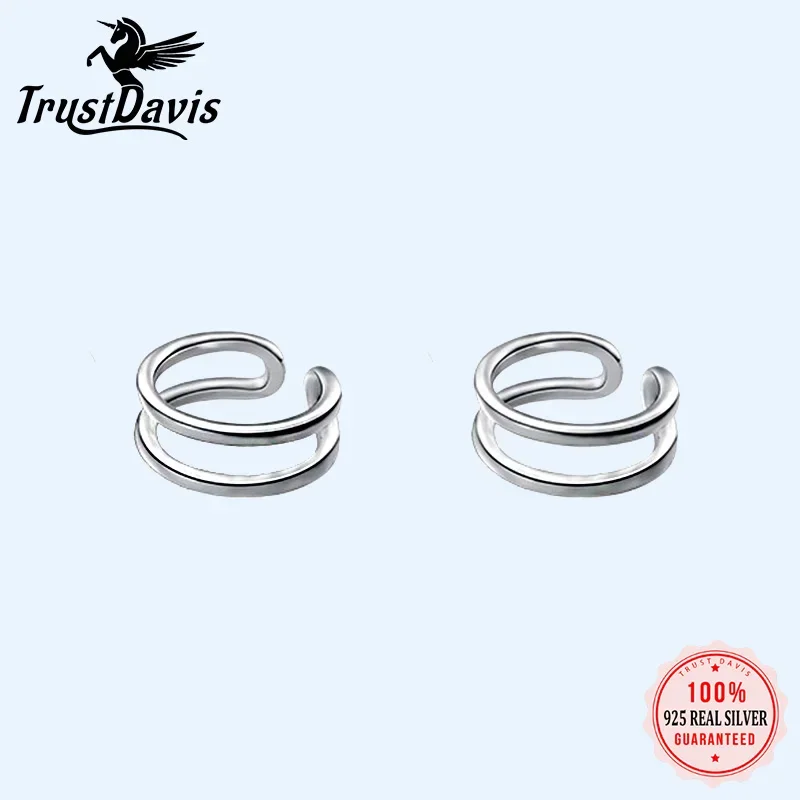 trustdavis-minimalista-925-prata-esterlina-duplo-deck-orelha-cuff-clip-brincos-para-mulher-sem-piercing-brincos-joias-da947
