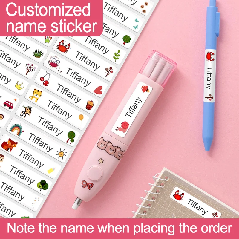 

Персонализированные водонепроницаемые наклейки. Бирки с именами на заказ для напитков, ручек и детских канцелярских принадлежностей — экологически чистый дизайн многоразового использования.