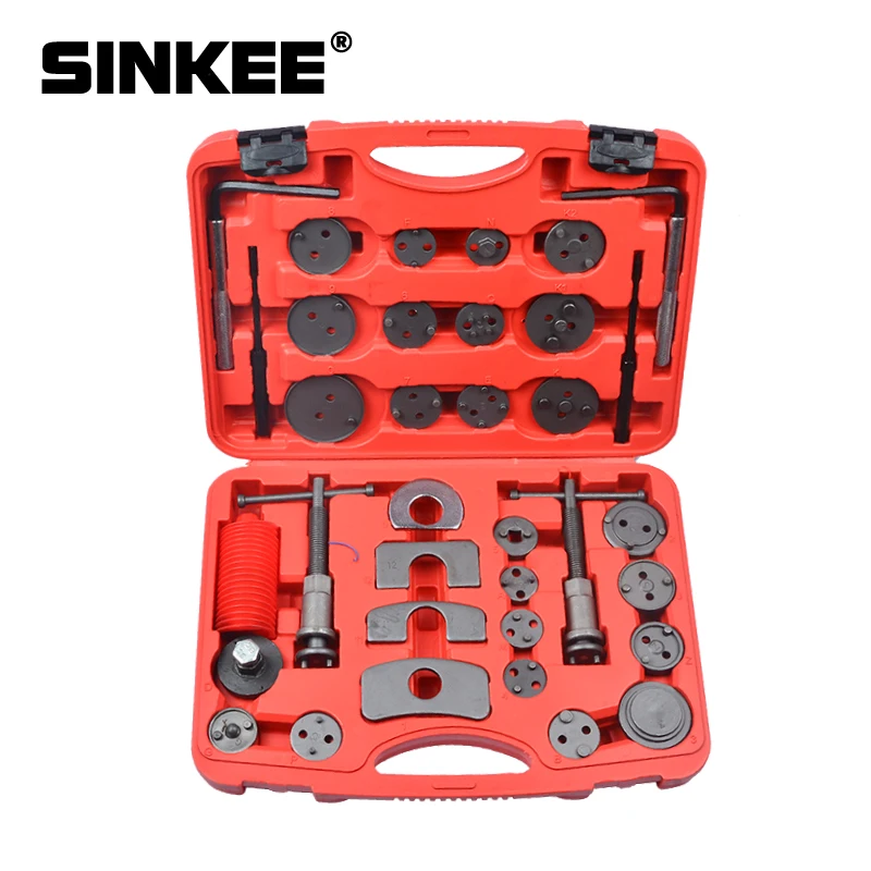 

35pcs Universal Disc Brake Caliper Piston Wind Back Pad Compressor Tool Kit Set for Brake Pad