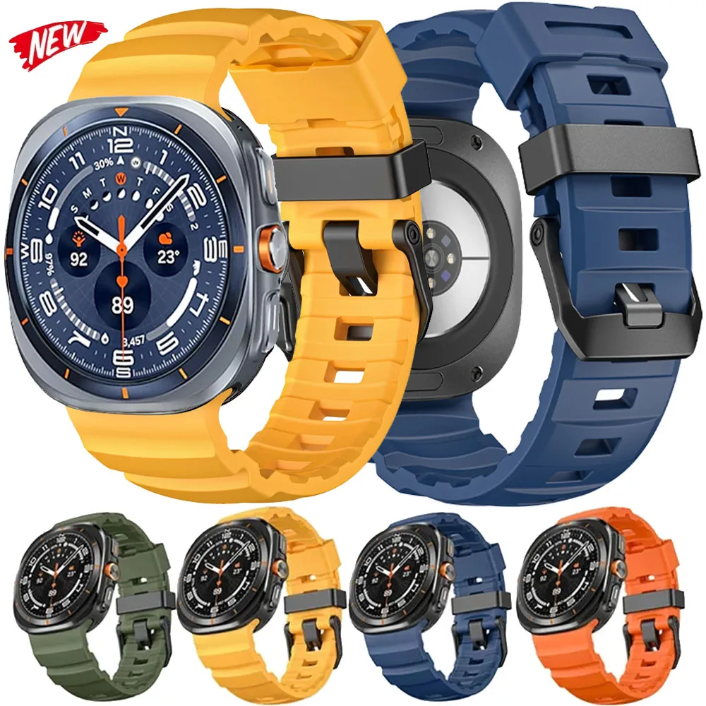 Trail Loop Strap für Samsung Galaxy Watch Ultra 2025, 47 mm, Sport-Silikonarmband für Galaxy Watch 8 Ultra 47 mm, atmungsaktiver Gürtel