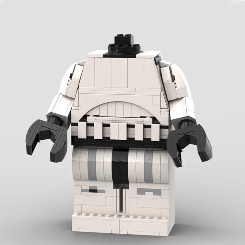 1214pcs MOC Maxifigure Stand For Storm Trooper Star Battle Model Building Blocks Architecture Christmas Gifts Toy Idea Education