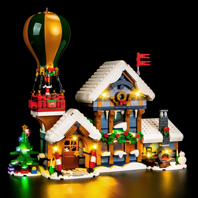 Brick Bling LED Lighting 10339 Set Suitable for Santa\'s Post Office Building Blocks Gift (Excluding Blocks)