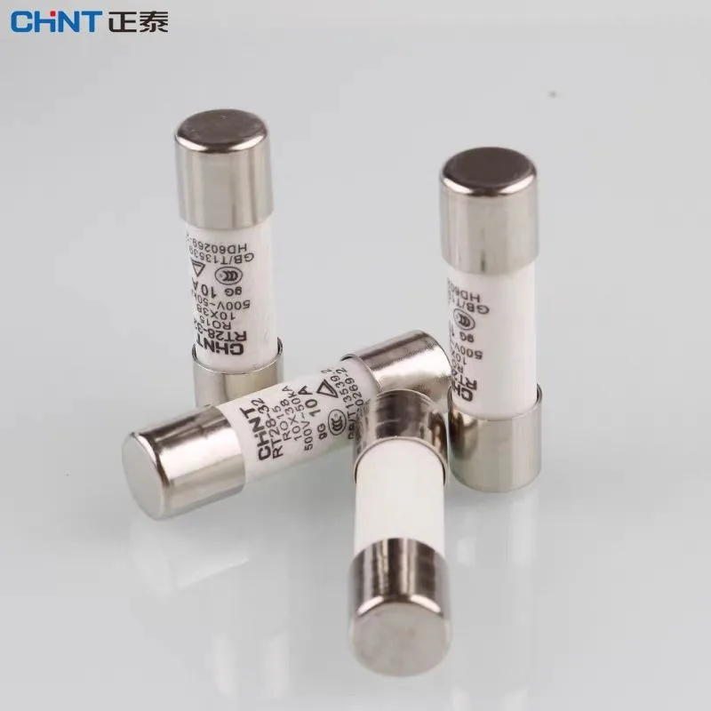 CHINT RT28-32 (RO15) 10X38 RT28-63 (RO16) 14X51 500V 2A 10A 16A 20A 25A 32A 40A 50A 63A 세라믹 퓨즈 링크 퓨즈 용융 코어 키트