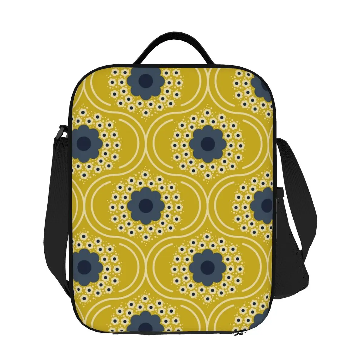 

Пользовательские Orla Kiely пузырьковые цветы термоизолированные сумки для обеда скандинавский многоразовый контейнер для обеда многофункциональная коробка для еды Bento