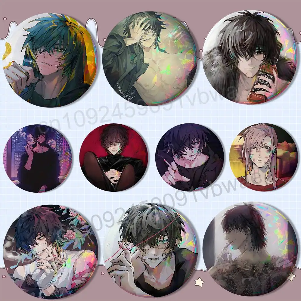 

Madarame Towa Rei Slow Damage HD Print 58mm 44mm Round Lapel Pins Pretty Derby Round Display Brooches Brooch Badges