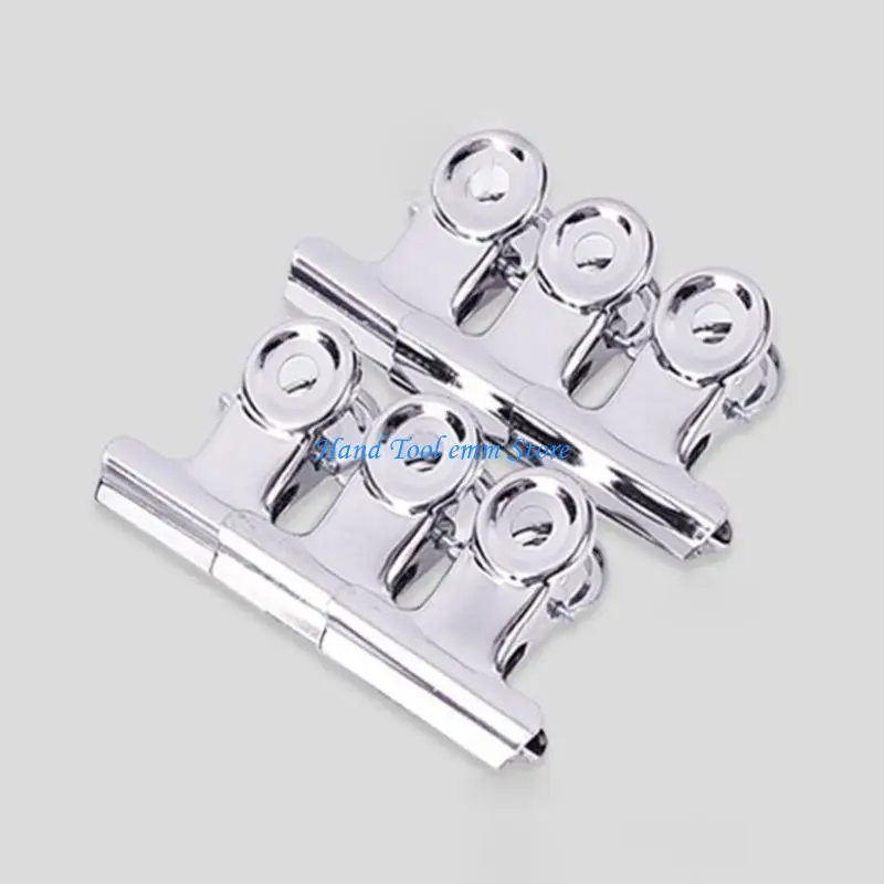 

H37F Hinge Clips for Tags Bags File Office School Supplies Binder Paper Clips
