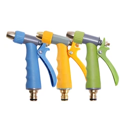 Adjustable Soft Grip Garden High Pressure Water Gun Sprinkler Nozzle Garden Hose Suitable For Watering And Car Cleaning Tool