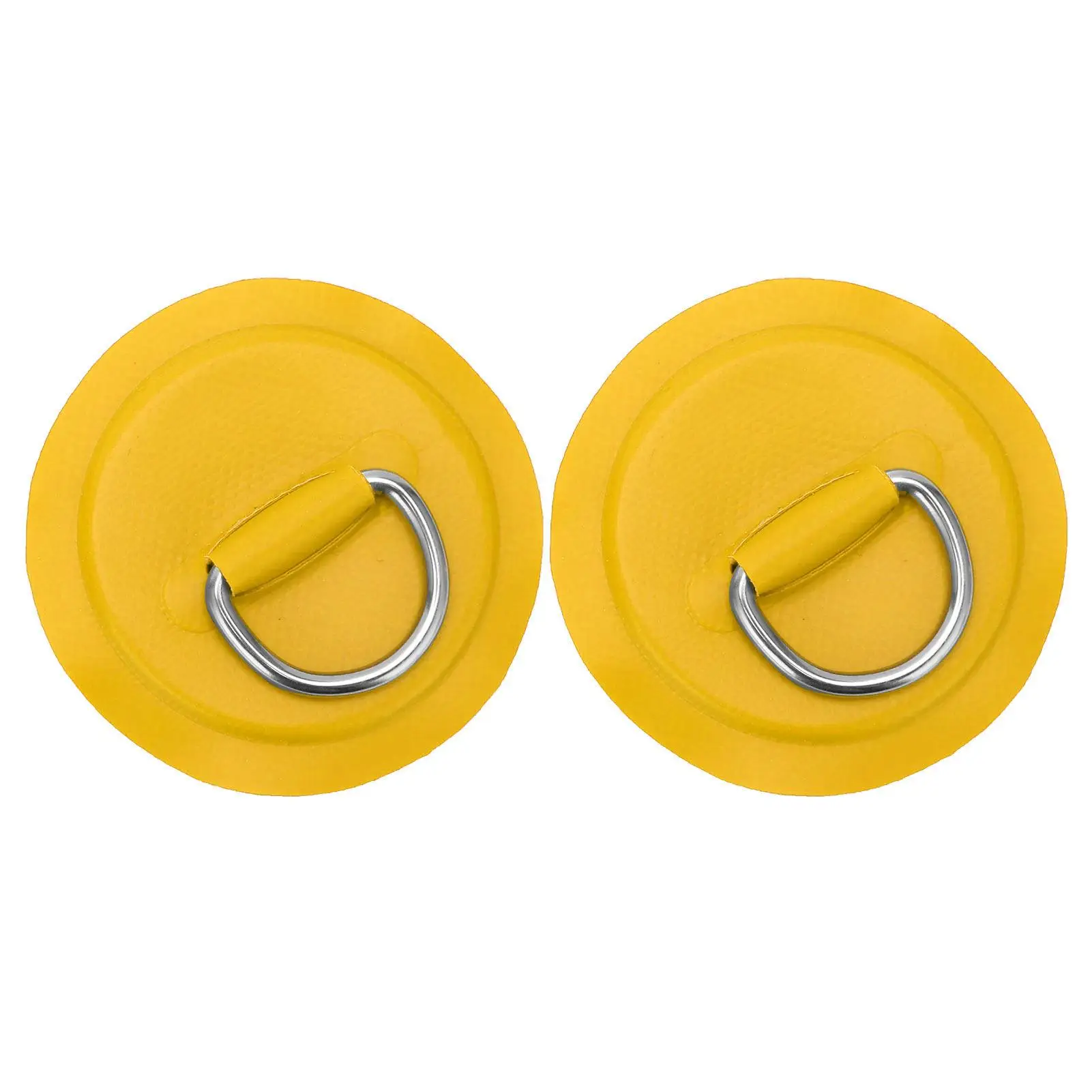 

2pcs D Pad Patch for Inflatable Kayak, Boat, Canoe & Surfboard - PVC Tie Down Fitting for Paddle & Raft Repair