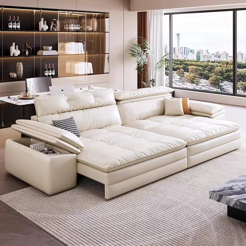 Storage Recliner Sofas Beds Curved 2 Seater Loveseat Movie Sofas Beds Seating Creative Muebles Para Hogar Home Furniture