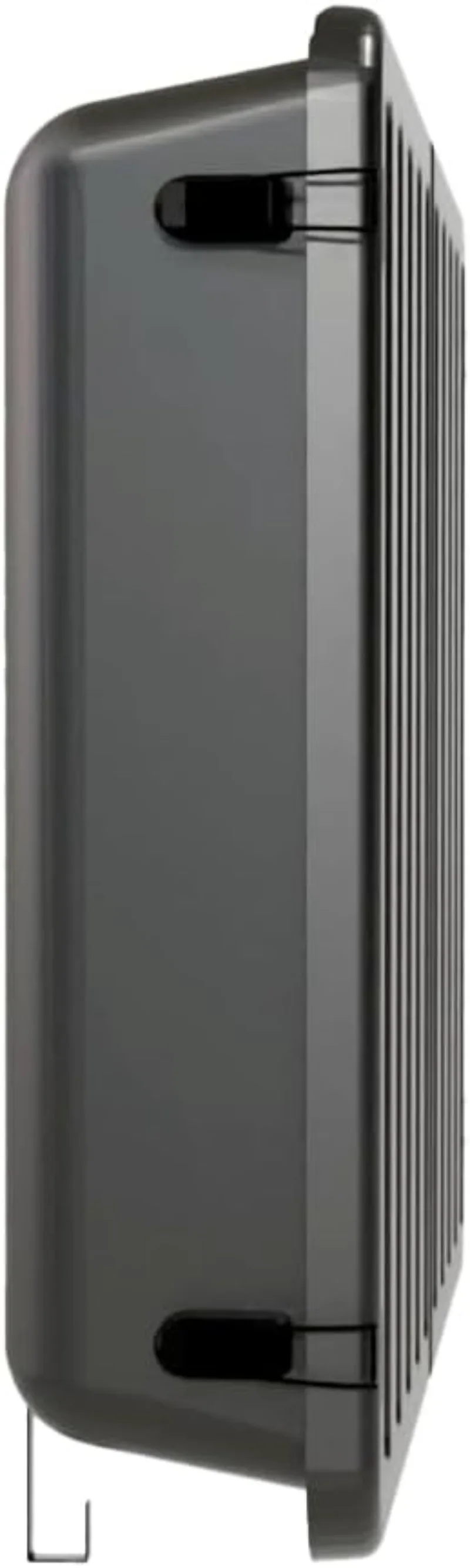 غطاء صلب للتلفزيون الخارجي حماية ضد الطقس للتلفزيون - يتصاعد على اليمين على الحائط - جدار التلفزيون (45-55 بوصة)، أسود