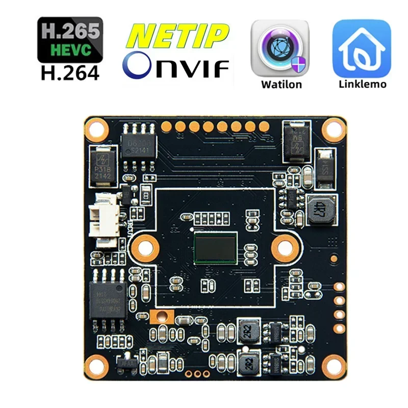 4MP FH8852V201+GC4053 IP Camera Module Board IRcut M12 Lens 4MP 2560*1440 ONVIF NETIP Human Motion Detect P2P Cloud Raidator