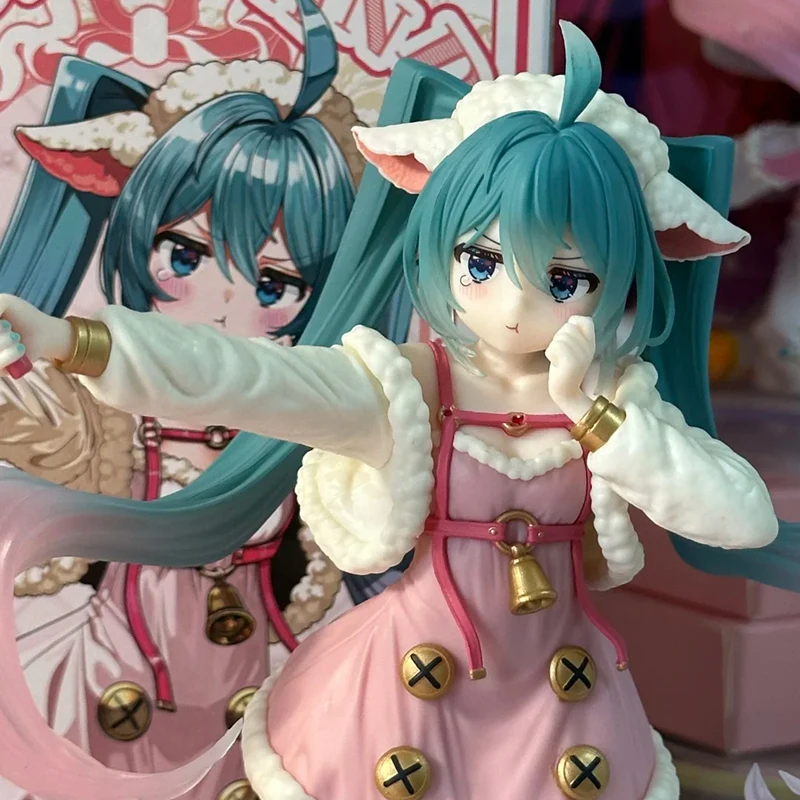 在庫あり-初音ミク-ワンダーランド-フィギュア-オオカミと七匹の子ヤギ-ver-プライズフィギュア-アニメコレクタブルモデル-ギフト