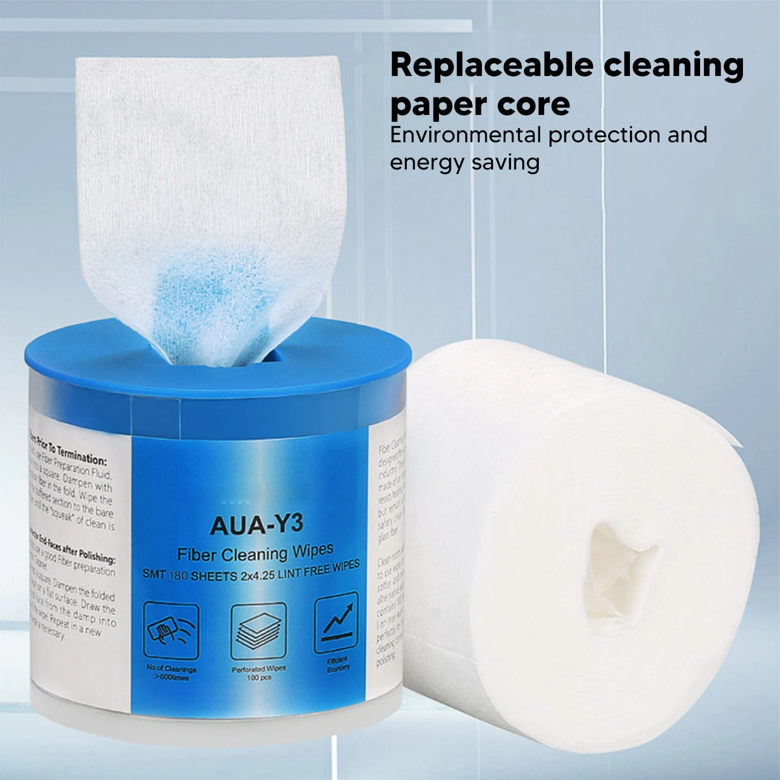 Per Box Optical Fiber Wipes Fiber Cable End Connector Cleaning Dust  Paper Fiber Optic Connector Wipes