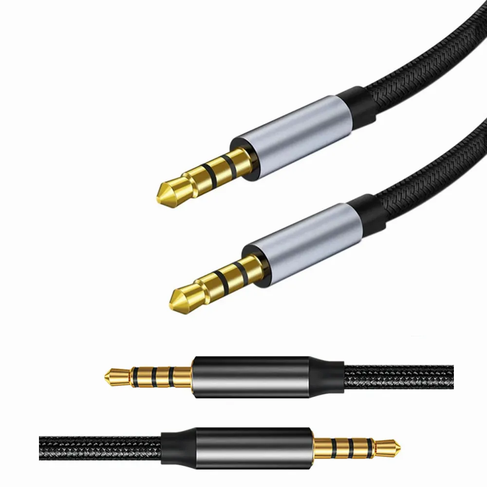3.5mm Male to Male Audio Cable 3.5mm Aux Extension Cable 1M/2M/3M For Headphones, PS4,Phone, Tablets, Headset, PC, Laptop