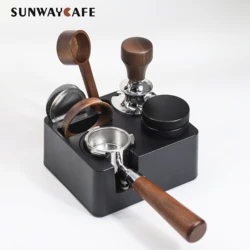 Coffee Portafialter Holder Tamping Station Organizer Stand Support Base Delonghi Breville For Espresso Accessories Barista