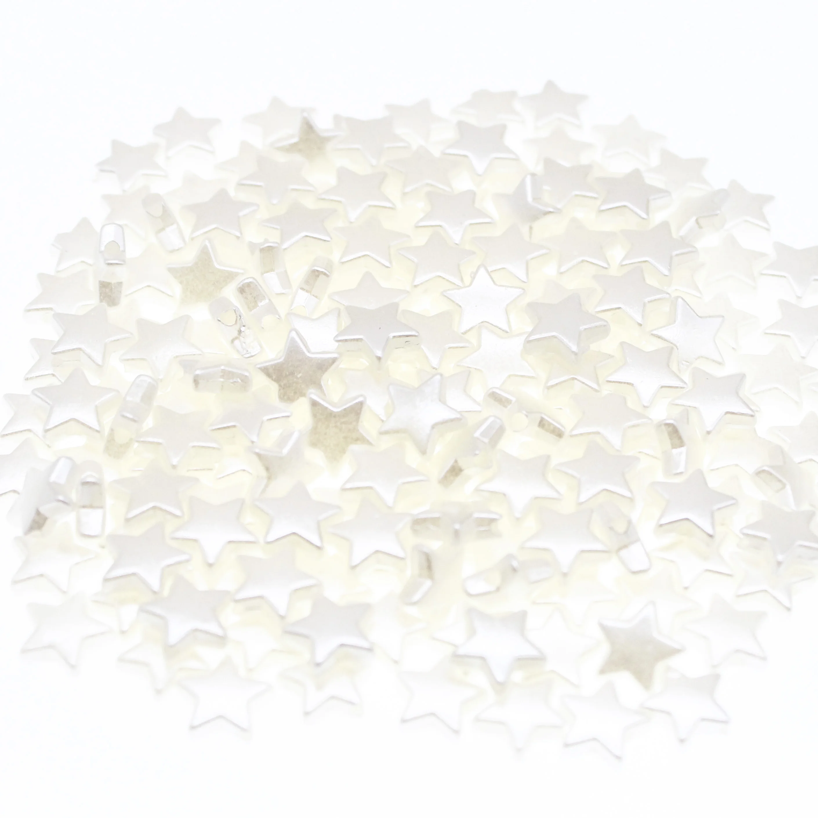 8/10/12mm Star Shape Acrylic Beads DIY Imitation Pearl Style For Jewelry Making DIY Necklace Bracelet Jewelry Accessories Gift