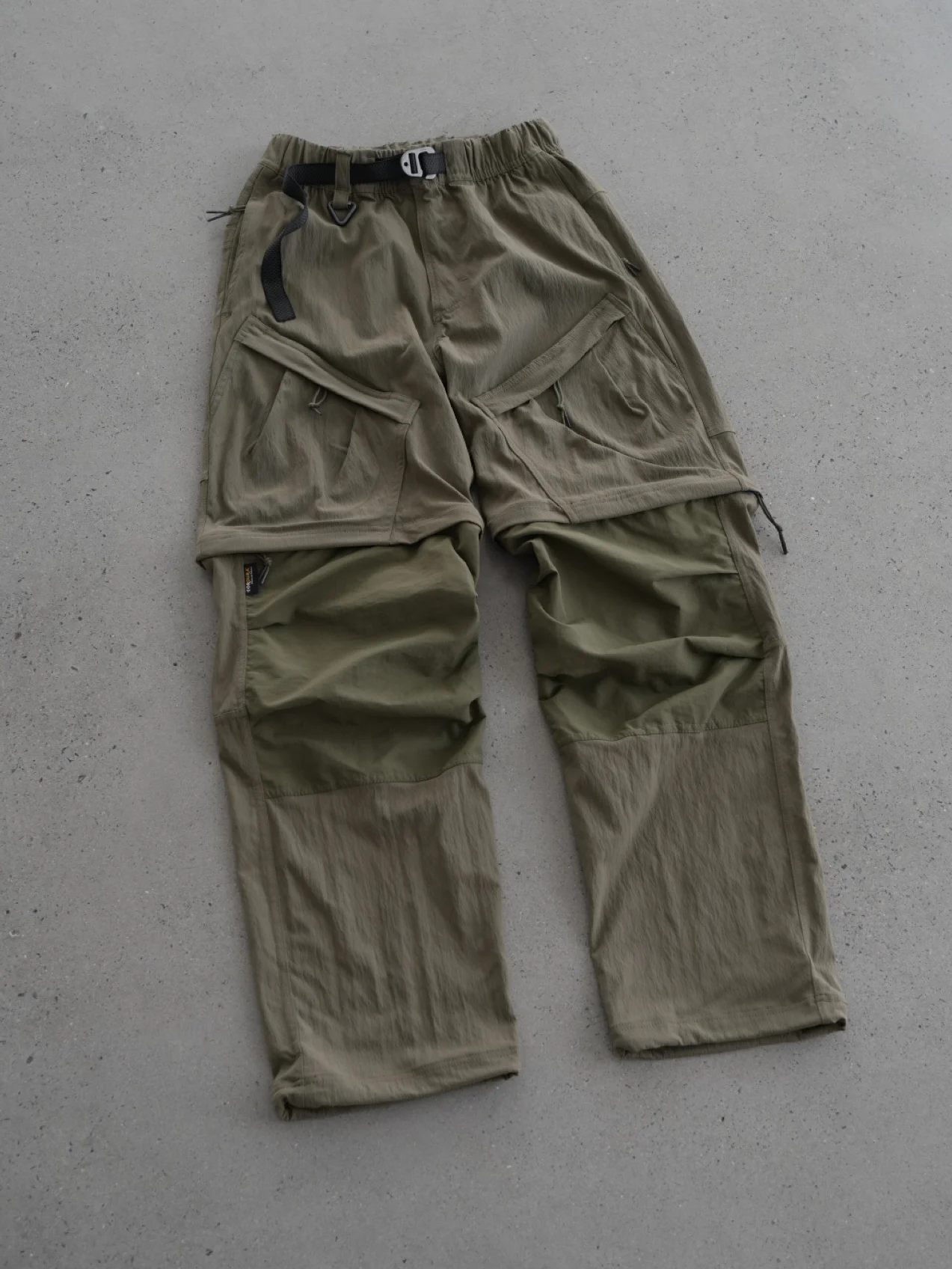 

ex Casual Loose Outdoor Work Pants Two-Way Wear Removable Waterproof New 2024 Spring Faion Straight Leg Trousers
